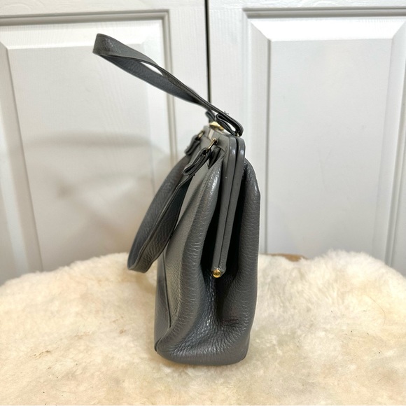 Vintage Merit New York Leather Gray Bag - Picture 9 of 16